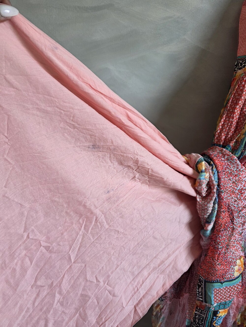 Anthropologie Bhanuni by Jyoti Alessandra Boho Maxi Dress Patchwork Print Sz 2 - Picture 14 of 15